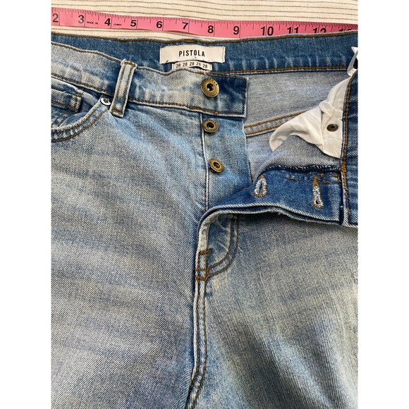 Pistola Nico High Rise Mom Jeans Ankle Straight Jrans Size 28 - Picture 9 of 9